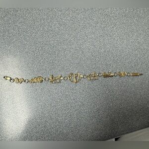 10k yellow gold bracelet. Story of Moses